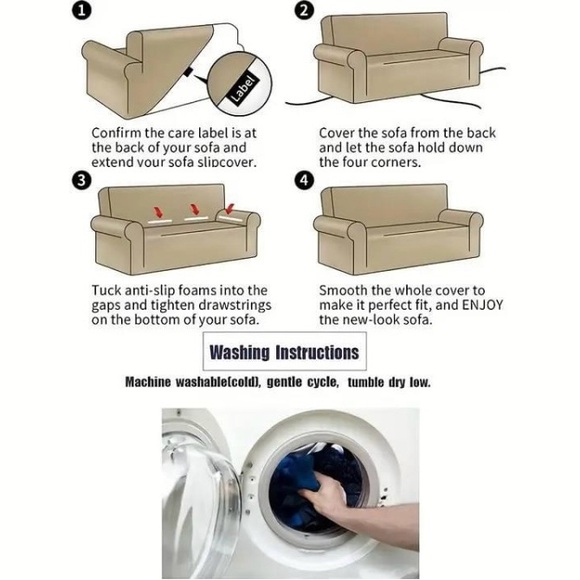 Christmas couch cover. New in bag. For a 2seater - Picture 3 of 5